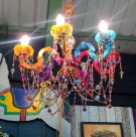 coloured chandelier