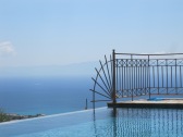 Our infinity pool in Kefalonia